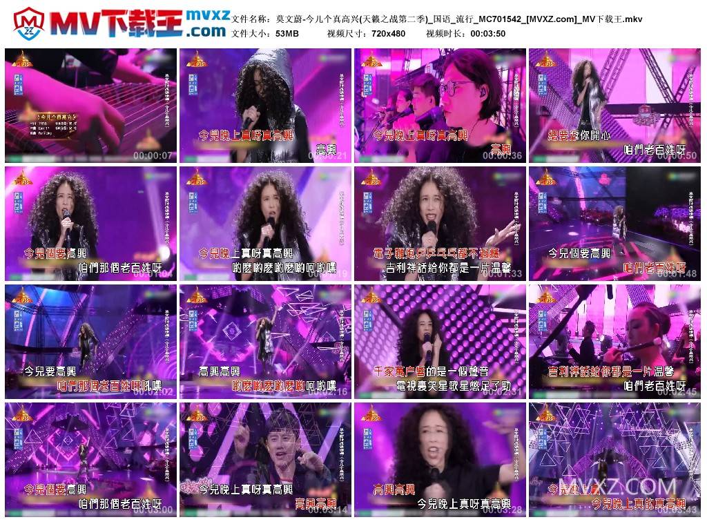 莫文蔚-今儿个真高兴(天籁之战第二季)_国语_流行_MC701542
